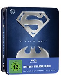 Batman Superman Anthology – 9 Film Set (limitierte Tin-Box Edition) (exklusiv bei Amazon.de) [Blu-ray] [Limited Edition]