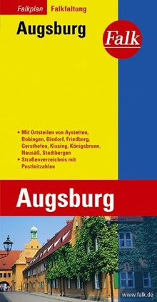 Falkplan Falk-Faltung Augsburg