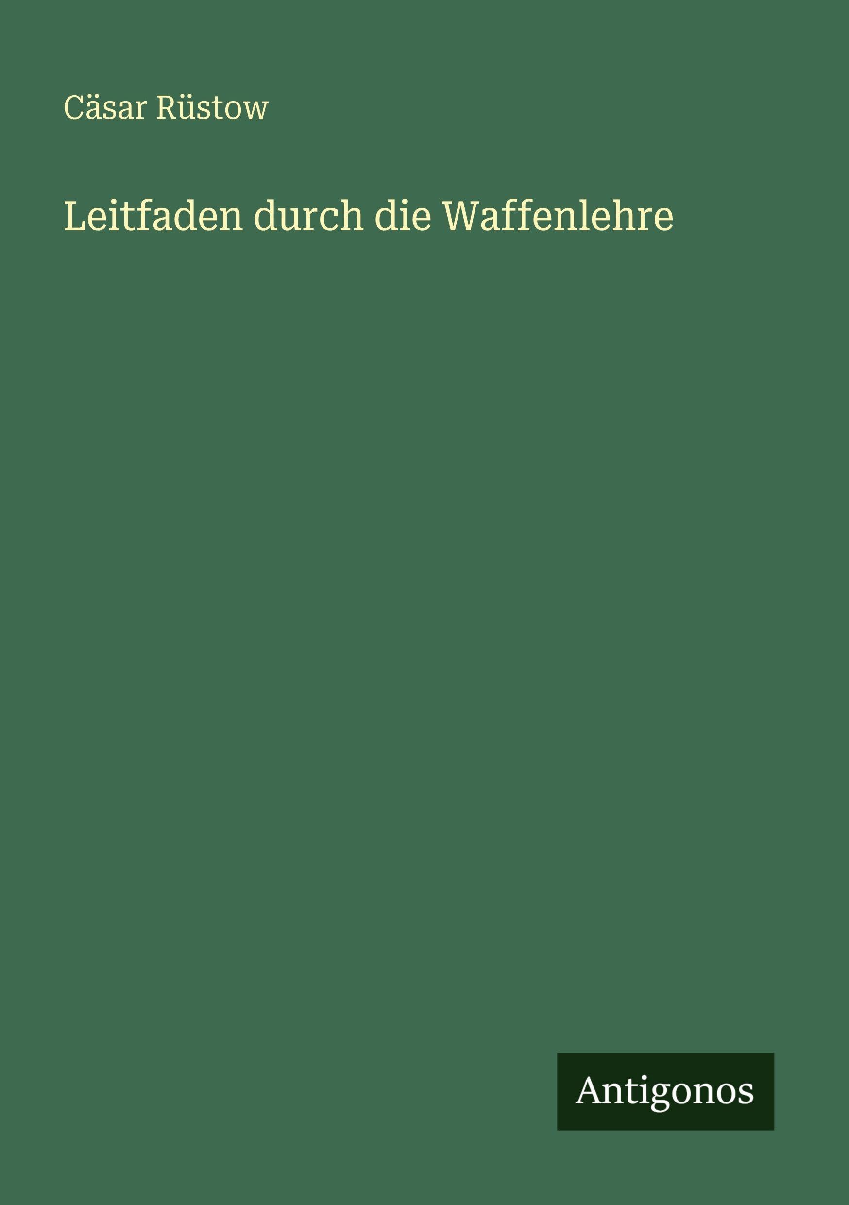 Leitfaden durch die Waffenlehre