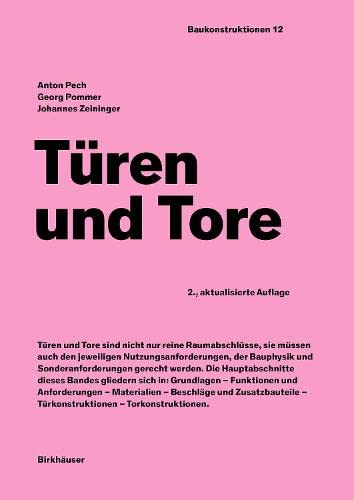 Türen und Tore - Georg Pommer Johannes Zeininger Gebunden