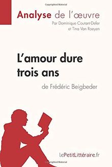 L'amour dure trois ans de Frédéric Beigbeder (Analyse de l'oeuvre) : Analyse complète et résumé détaillé de l'oeuvre