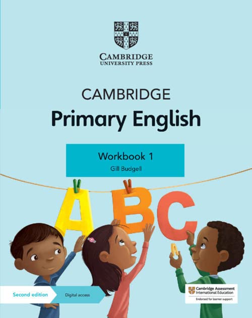 Gill Budgell Cambridge Primary English Workbook 1 With Digital Access (1 Year)