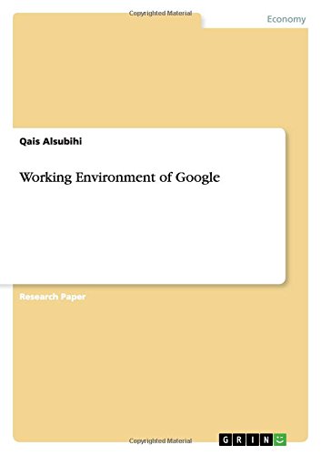 Working Environment of Google