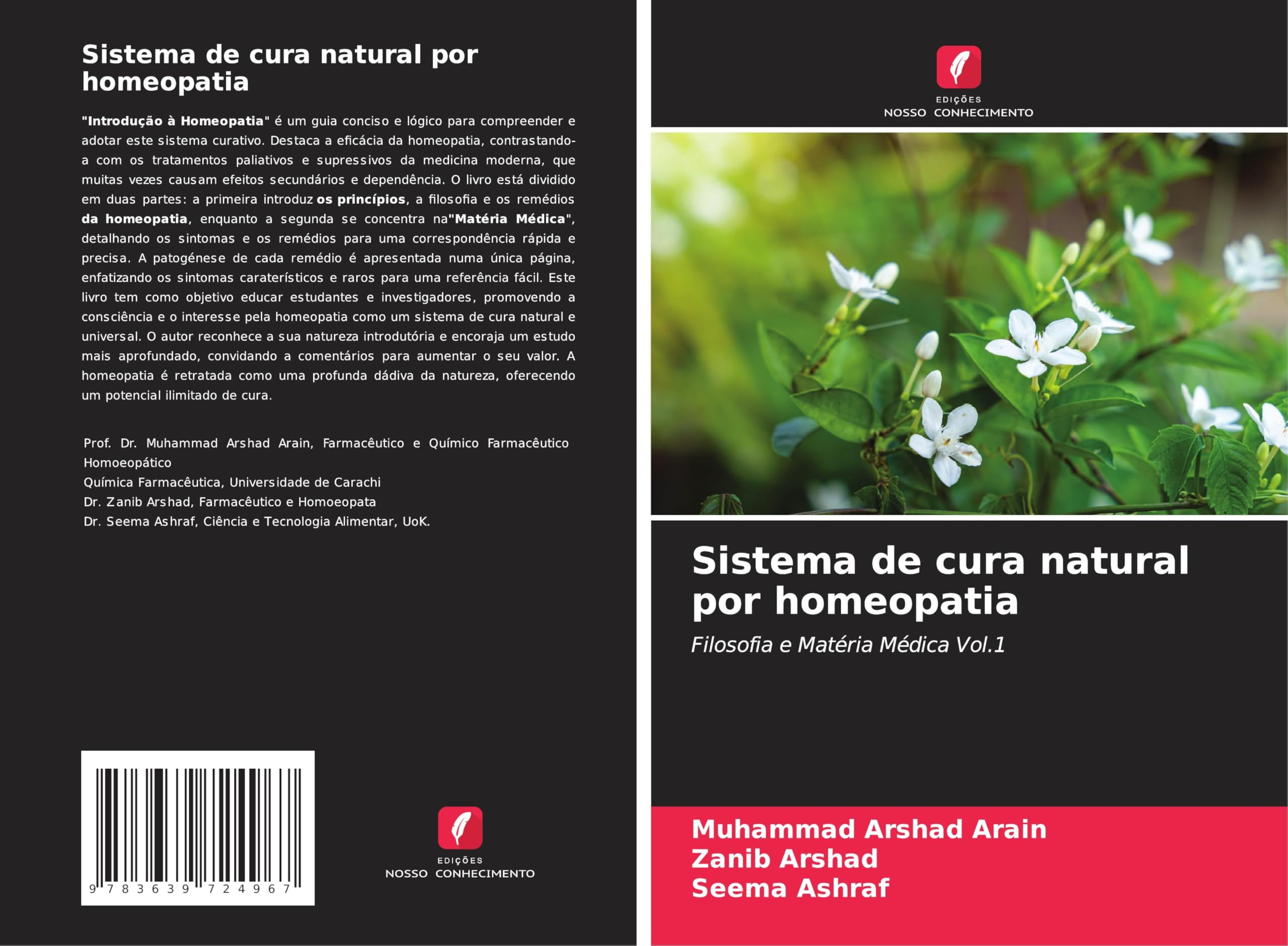 Sistema de cura natural por homeopatia: Filosofia e Matéria Médica Vol.1
