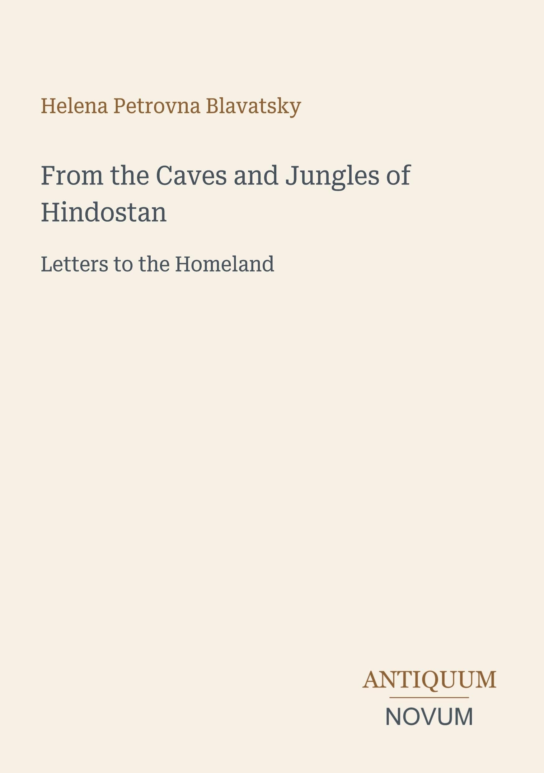 From the Caves and Jungles of Hindostan