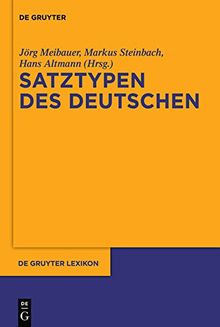 Satztypen des Deutschen (De Gruyter Lexikon)