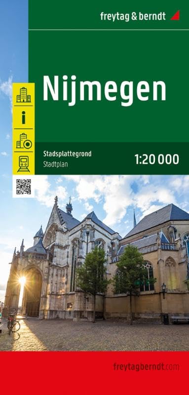 Nijmegen, Stadtplan 1:20.000, freytag & berndt