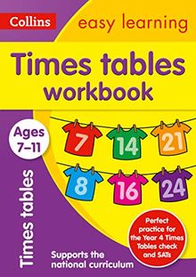 Times Tables Workbook Ages 7-11: New Edition (Collins Easy Learning)