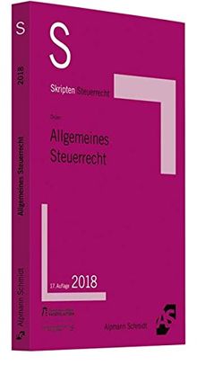 Skript Allgemeines Steuerrecht