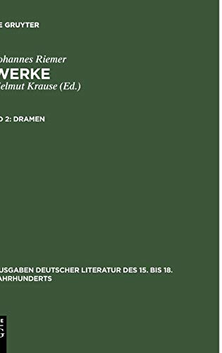 Dramen (Ausgaben deutscher Literatur des 15. bis 18. Jahrhunderts, 112, Band 112)