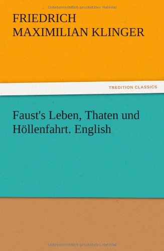 Faust's Leben, Thaten und Höllenfahrt. English