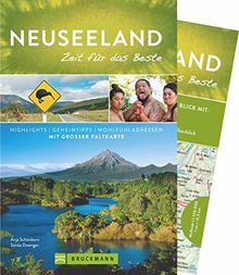 Neuseeland Reiseführer von Bruckmann: Zeit für das Beste. Highlights und Geheimtipps in Wellington, Auckland, Nordinsel. Ideal für die Neuseeland-Rundreise oder zum Wandern. Mit Neuseeland-Karte