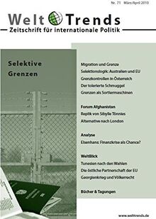 Selektive Grenzen (WeltTrends / Zeitschrift für internationale Politik)