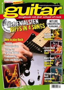 guitar School of Rock Vol. 5: Songbook mit DVD