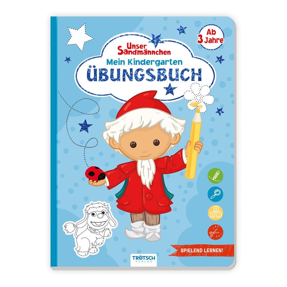 Trötsch Unser Sandmännchen Mein Kindergartenübungsbuch Beschäftigungsbuch: Beschäftigungsbuch Lernbuch Übungsbuch Kinderbuch: Beschäftigungsbuch Kinderbuch Geschichtenbuch Kindergarten