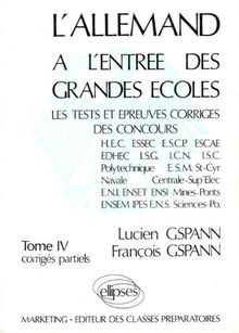 L'allemand, tome 4 von Gspann, Lucien | Buch | Zustand gut