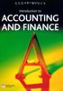 Introduction to Accounting and Finance