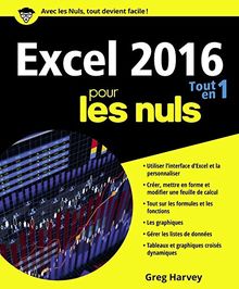 Excel 2016 : tout en un pour les nuls