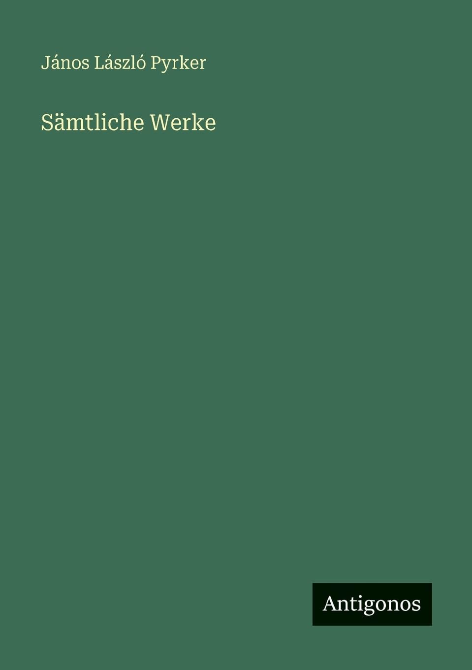 Sämtliche Werke