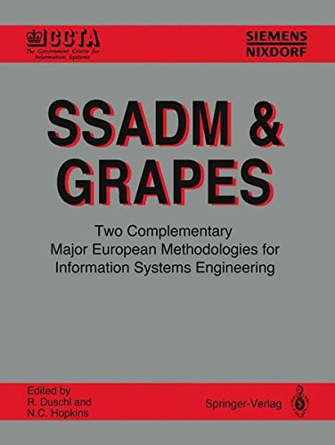 SSADM & Grapes: Two Complementary Major European Methodologies for Information Systems Engineering