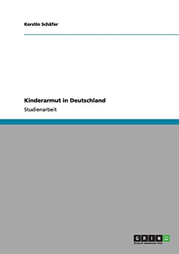 Kinderarmut in Deutschland