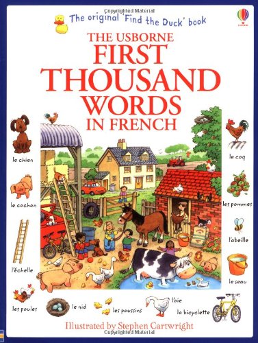 First Thousand Words in French - Heather Amery Taschenbuch