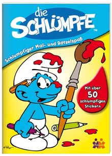 Die Schlümpfe. Schlumpfiger Mal- und Rätselspaß