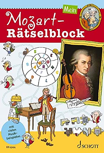 Mein Mozart-Rätselblock: Ausgabe mit Online-Audiodatei. (Rätselblöcke)