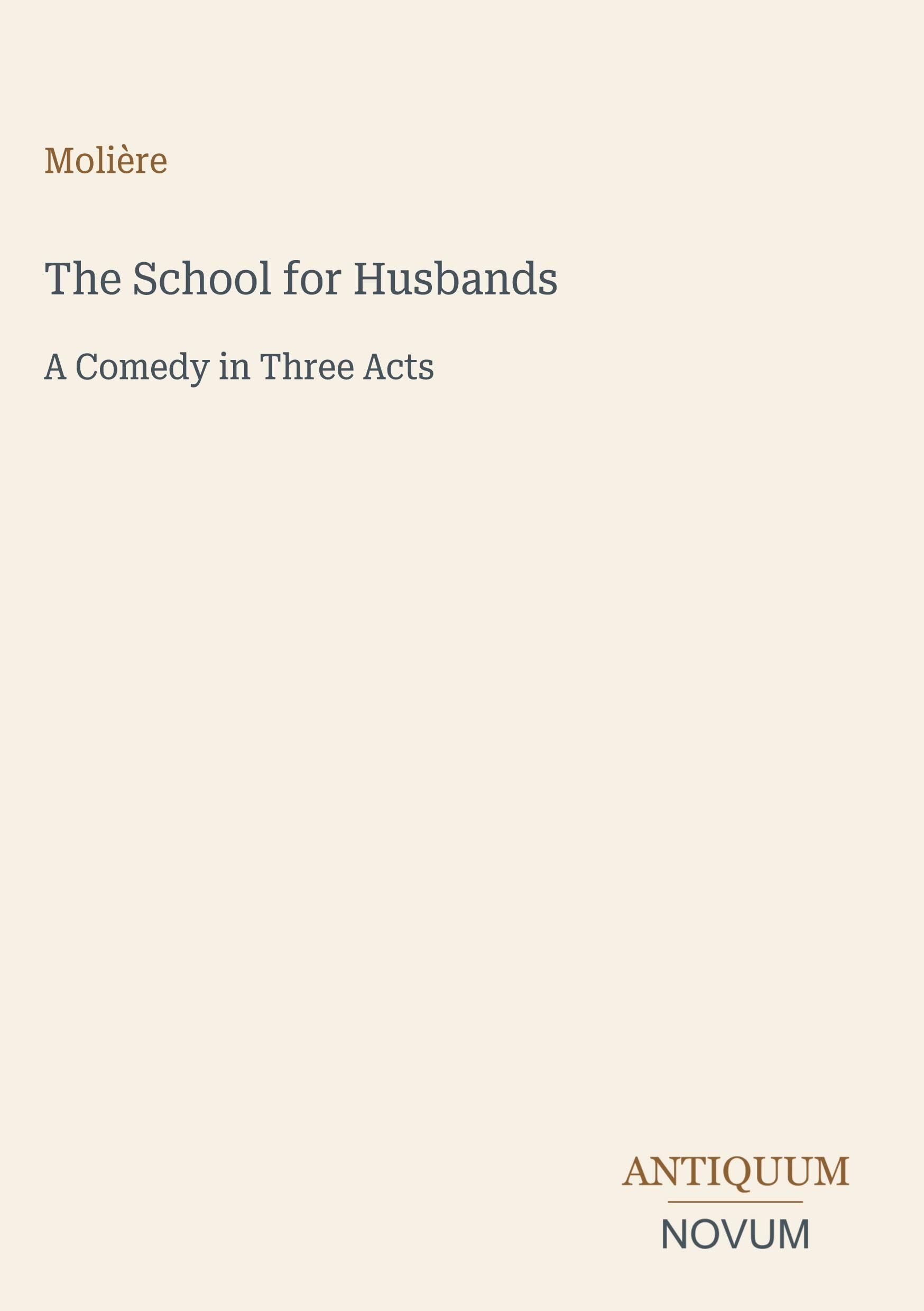 The School for Husbands