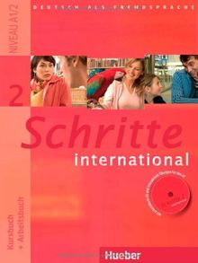 Schritte international 2: Deutsch als Fremdsprache / Kursbuch + Arbeitsbuch mit Audio-CD zum Arbeitsbuch und interaktiven Übungen