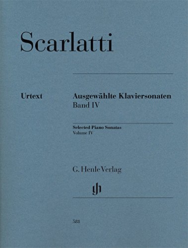 Domenico Scarlatti Ausgewählte Klaviersonaten Band Iv