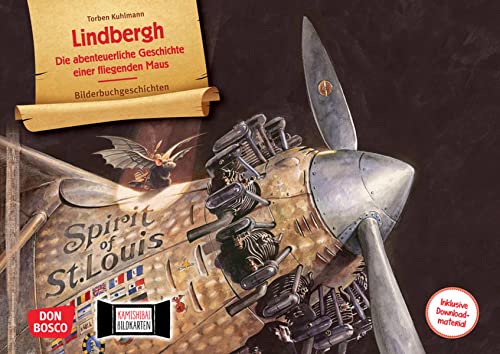 Lindbergh: Die abenteuerliche Geschichte einer fliegenden Maus. Kamishibai Bildkartenset: Sachwissen, verpackt in eine spannende Geschichte (Bilderbuchgeschichten für unser Erzähltheater)