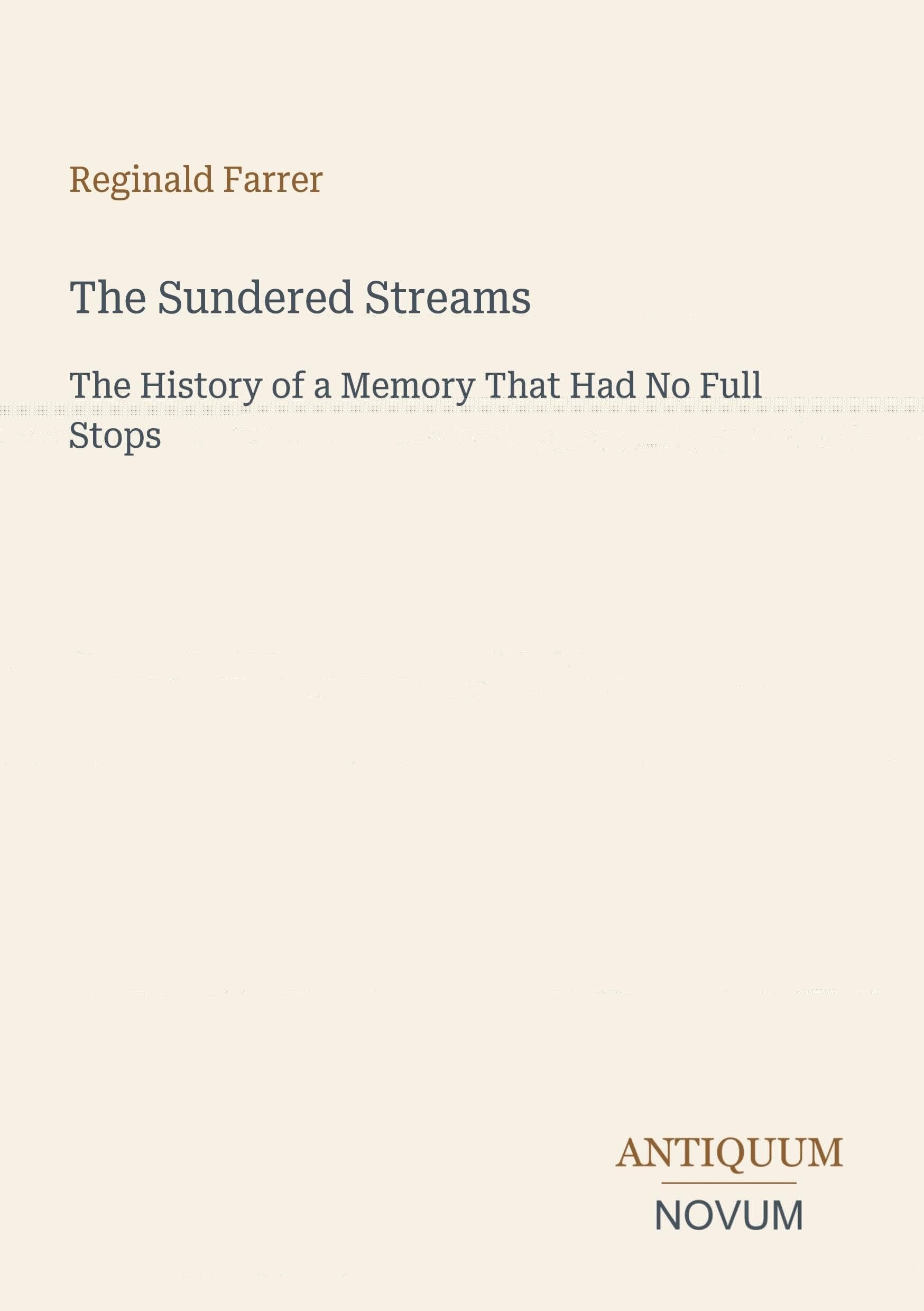 The Sundered Streams