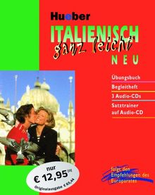 Italienisch ganz leicht. Neu. 4 Audio-CDs m. Übungsbuch u. Begleitheft