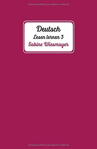 Deutsch, Lesen lernen 3