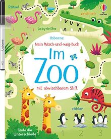 Mein Wisch-und-weg-Buch: Im Zoo: mit abwischbarem Stift