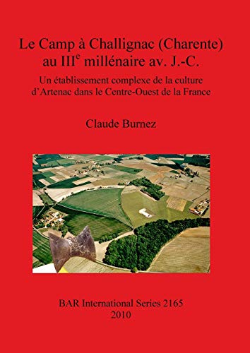 Le Camp à Challignac (Charente) au IIIe millénaire av. J.-C.: Un établissement complexe de la culture d'Artenac dans le Centre-Ouest de la France (BAR International)