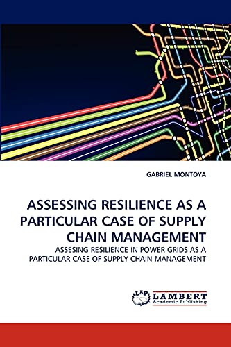 ASSESSING RESILIENCE AS A PARTICULAR CASE OF SUPPLY CHAIN MANAGEMENT: ASSESING RESILIENCE IN POWER GRIDS AS A PARTICULAR CASE OF SUPPLY CHAIN MANAGEMENT