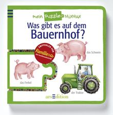 Was gibt es auf dem Bauernhof?: Mein Puzzle-MixMax