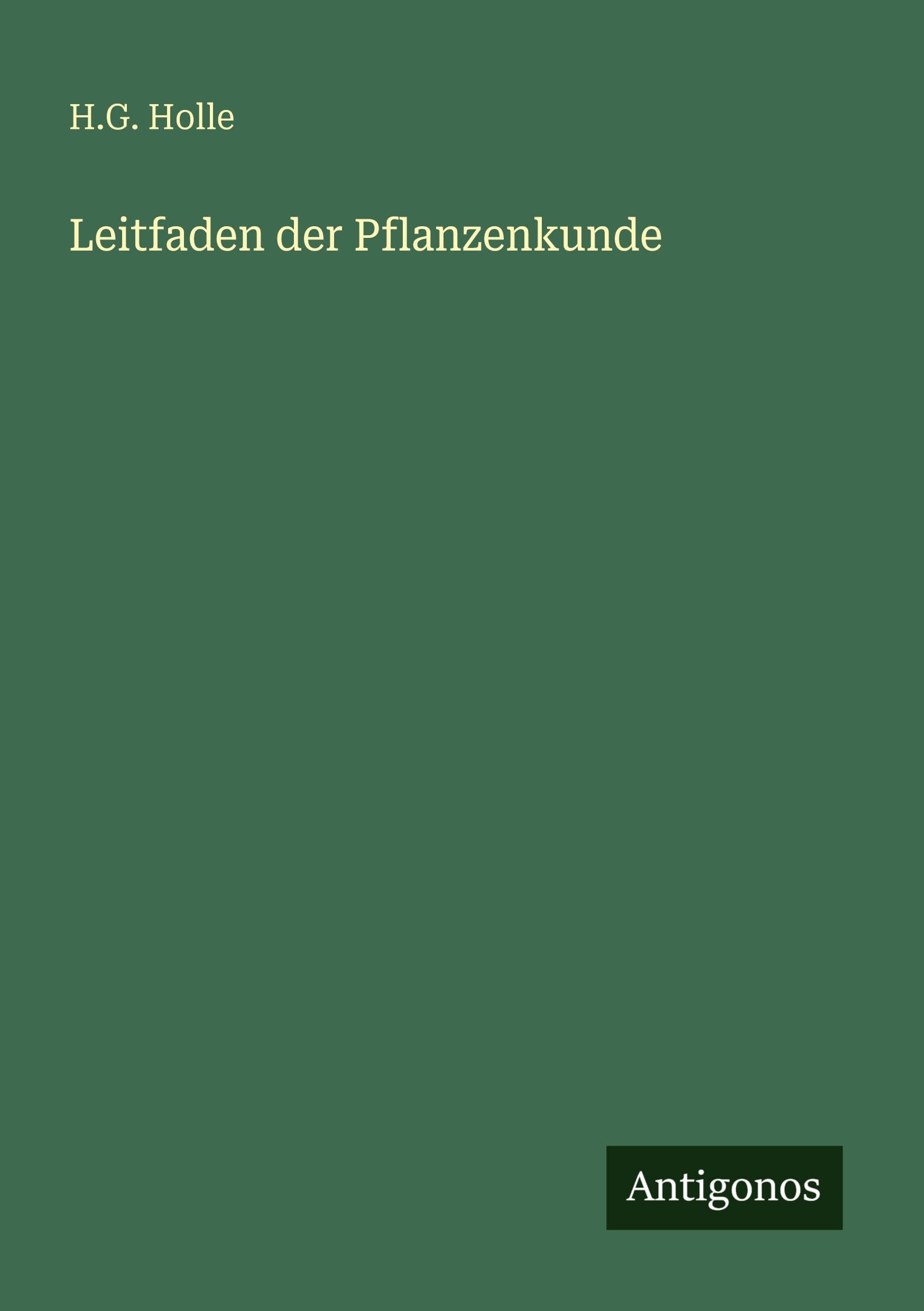 Leitfaden der Pflanzenkunde