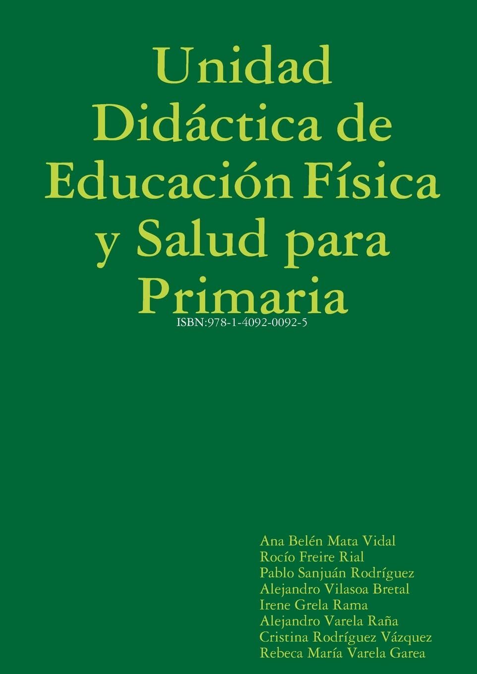 Unidad Didáctica de Educación Física y Salud para Primaria