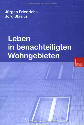 Leben in benachteiligten Wohngebieten