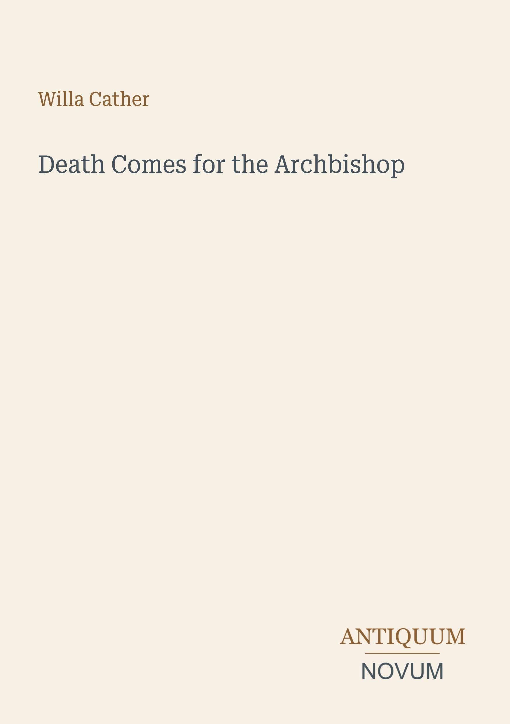 Death Comes for the Archbishop