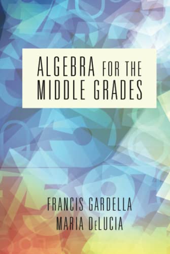 Algebra for the Middle Grades