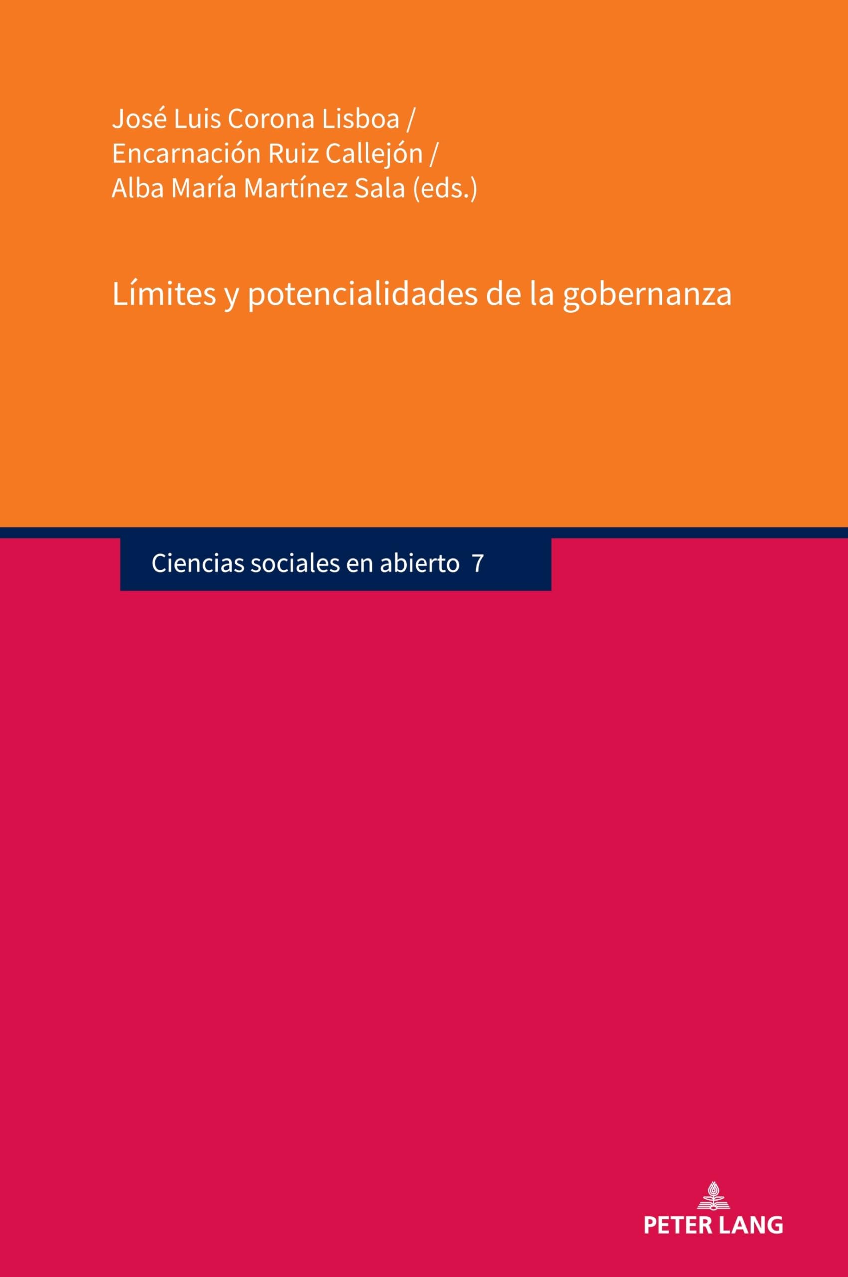 Límites y potencialidades de la gobernanza (Ciencias sociales en abierto, Band 7)