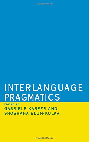 Interlanguage Pragmatics