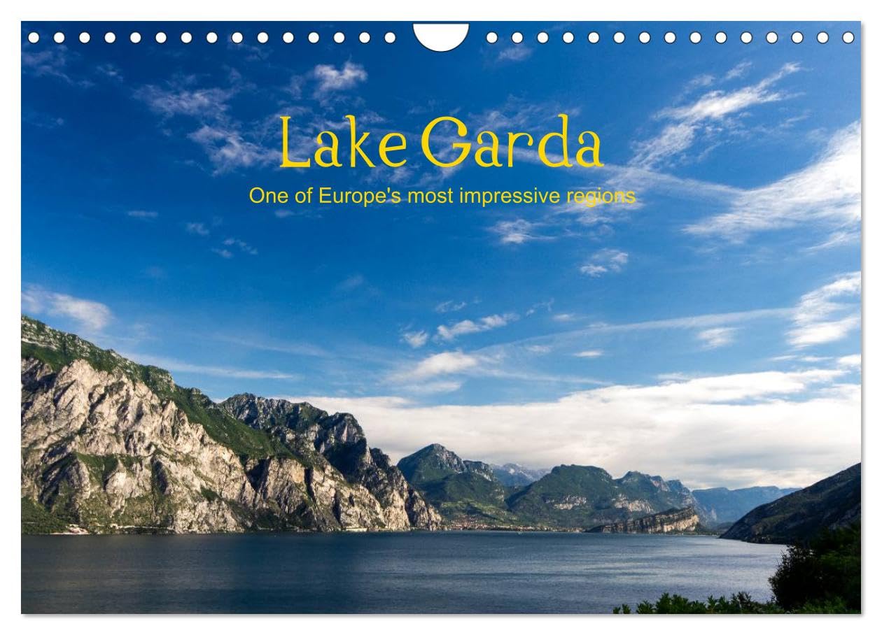 Lake Garda / UK-Version (Wall Calendar 2026 DIN A4 landscape), CALVENDO 12 Month Wall Calendar: One of Europe's most impressive regions