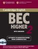 Cambridge BEC Higher 2 student's book with answers: Examination Papers from University of Cambridge ESOL Examinations [With 2 CDs]: Level 2 (BEC Practice Tests)