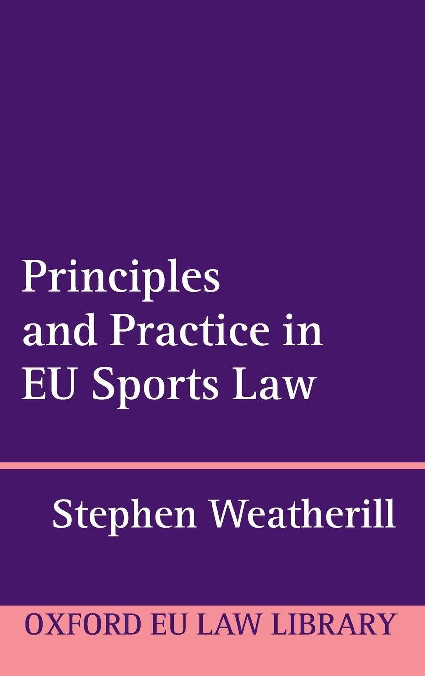 PRINCIP & PRACT EU SPORTS LAW OEULL C (Oxford European Union Law Library)