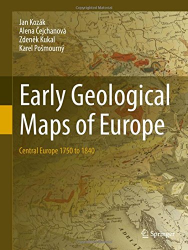 Early Geological Maps of Europe: Central Europe 1750 to 1840